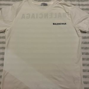 White Balenciaga T Shirt